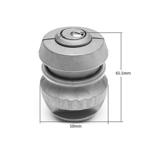 <b>Trailer</b> Ball <b>Cover</b> Safety Lock 50mm x 65.5mm Steel Connector Lock Off Road <b>Trailer</b> Accessories - Product Image 1