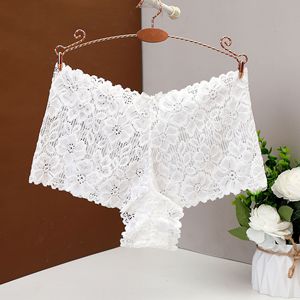 Exclusivo Transfronterizo: Bragas de Encaje <span class=keywords><strong>Sexy</strong></span> de Seda Helada Sin Costuras para Mujer, Diseño Bikini de Tiro Bajo, Finas, Tallas Grandes 4XL, Antibacterianas, Puras - Product Image 3
