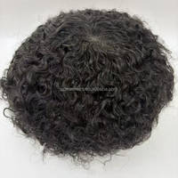 Système capillaire toupet en dentelle pour homme, 100% cheveux humains Remy indiens, perruque en dentelle complète, cheveux raides, remplacement capillaire personnalisé, base mono 6