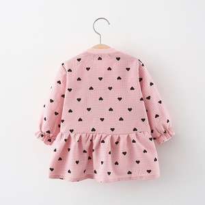 Robe bouffante en coton pour bébés filles, idéale pour les fêtes, avec poupées artisanales, confortable et respirante, pour l'automne, 0-2 ans, fabriquée en Chine - Product Image 2