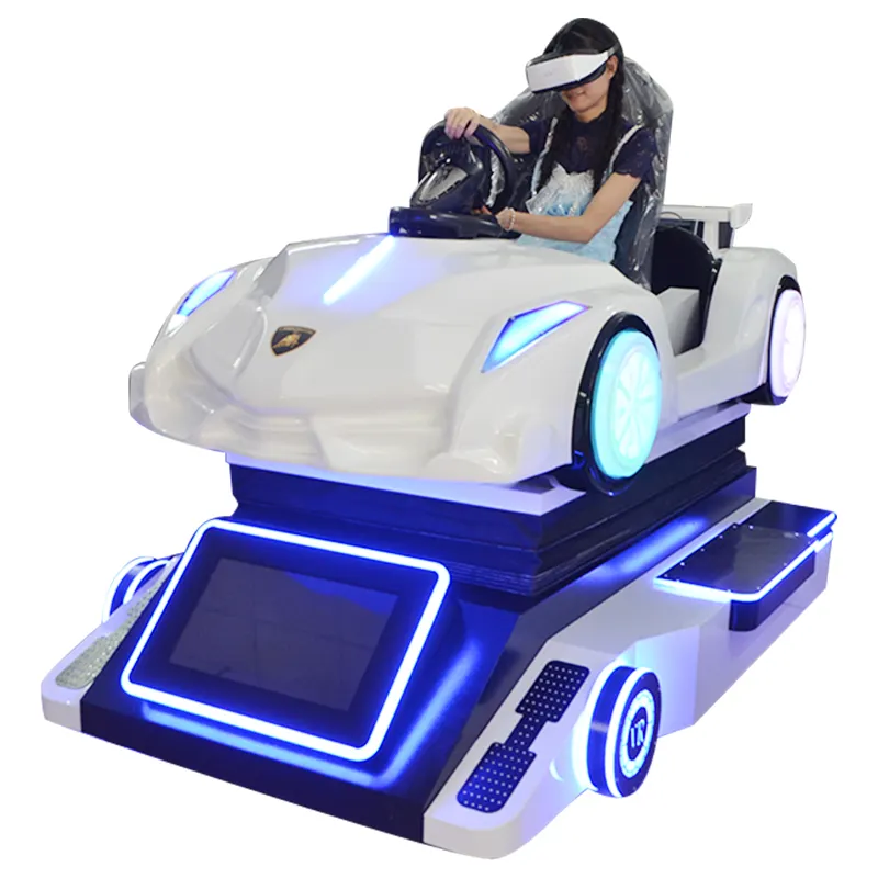 vr gaming park 9d motion ride Skyfun vr racing car suitable for all ages vr racing simulator