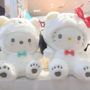 Лидер продаж, волшебные цветные плюшевые игрушки Kulomi Melodi HK Kitty Cat мягкие игрушки Kawaii Cat плюшевые игрушки для детей