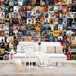 Papel Tapiz Autoadhesivo de PVC con Diseño de Collage de Películas Famosas para Pared - Product Image 5