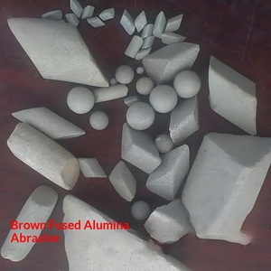 Bloc abrasif cylindrique oblique en alumine fondue brune pour l'ébavurage, le meulage grossier et le polissage, <span class=keywords><strong>pierre</strong></span> à aiguiser pour réfractaires - Product Image 5
