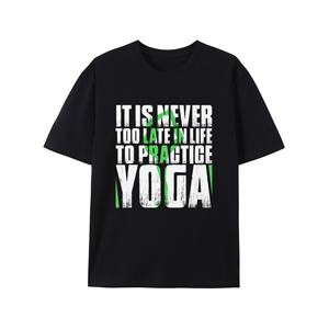 Camiseta Unisex Personalizada 100% Algodón Peinado para Deportes, Fitness y Yoga, Stock en Almacén de EE. UU. - Product Image 1