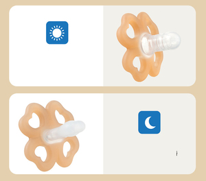 Sucette pour nouveau-né Sucette en silicone de qualité alimentaire sans BPA pour bébé Mamelon doux pour la formation du nourrisson Jour <span class=keywords><strong>Nuit</strong></span> - Product Image 4