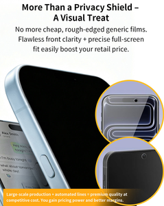 ฟิล์มกันรอยแบบป้องกันการมองเห็น 28 องศา สำหรับ iPhone 18 Pro Max กระจกนิรภัยป้องกันการมองลอก ป้องกันรอยขีดข่วน - Product Image 4