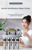 Système de filtration d'eau UV à 6 étages OEM, purificateur électrique en acier inoxydable pour l'eau potable à domicile et à l'hôtel