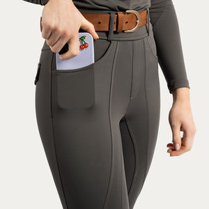 맞춤형 승마 대회 레깅스 속건 미끄럼 방지 실리콘 전문 승마 바지 포켓 바지 - Product Image 2