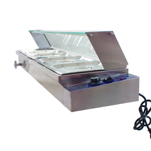 Bagnomaria Commerciale da Banco in Acciaio Inox per Ristorante con 3 Vasche GN1/1 - Product Image 5