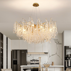 Nước Pháp Phong Cách Đèn Chùm Pha Lê Biệt Thự Sang Trọng Giọt Thiết Kế Với Có Thể Điều Chỉnh Chiều Cao Mới Đến Chi Nhánh-Phong Cách Lịch Thi Đấu - Product Image 4