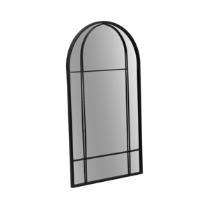 Specchio ad arco con cornice in metallo, decorazione da parete in stile vintage per camera da letto, bagno, ufficio, dormitorio. - Product Image 2