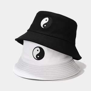 Bas quantité minimale de commande logo personnalisé hommes femmes pêcheur chapeaux coton en plein air été décontracté casquette de protection <span class=keywords><strong>bob</strong></span> seau chapeau - Product Image 2