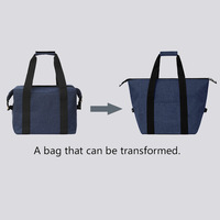 Sac isotherme réutilisable avec poignées, logo personnalisé, sac à lunch thermique pour aliments, boissons, pique-nique et courses