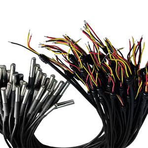 Ds18b20 वाटरप्रूफ तापमान सेंसर स्टेनलेस स्टील पैकेज 1m 3m 5m 18b20 केबल जांच - Product Image 1