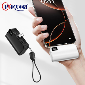 Banco de Energía Portátil Mini con Pantalla Digital de 22.5W y Logotipo Personalizado, 5000 mAh, con Soporte Metálico, Carga Rápida para Teléfono - Product Image 3