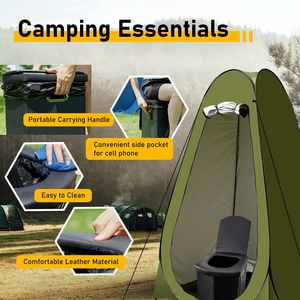 Carpa Plegable de Emergencia para Ducha y Vestidor al Aire Libre, Personalizable, para Adultos, para Campamento, Senderismo y Privacidad - Product Image 5