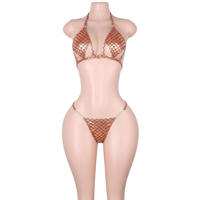 Tenue de danse exotique scintillante à strass et écailles de poisson, style G-string, pour festival et boîte de nuit, direct usine
