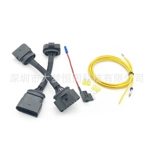 Adapter Wiring <b>Harness</b> For Volkswagen T5 T5.1 T6 Headlight Conversion Led Retrofit Kit <b>Black</b> Ac Power - Product Image 1