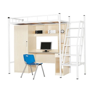 School Furniture Metal School <b>Double</b> Bed, Dormitory Bed, Steel <b>Bunk</b> Bed - Product Image 1