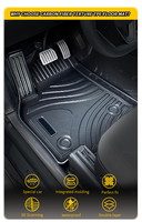 Tapis de sol de voiture écologiques en TPE de luxe 5D BYD Seal, ensemble complet de 2 pièces, épaisseur 3,5 mm