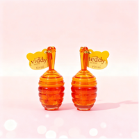 Emballage vide pour gloss à lèvres en forme de pot de miel personnalisé Siyiping, base de gloss à lèvres en forme de nid d'abeille, transparent, jaune, gloss à lèvres, vente en gros