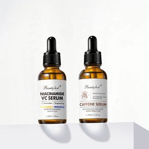 Sérum Visage Éclaircissant Anti-Taches à la Caféine et Vitamine C, Acide de Fruits, Anti-Acné, Anti-Âge - Product Image 6