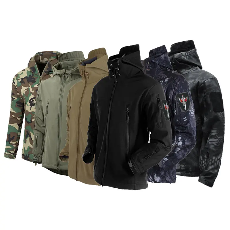 Designer Sports Jacket Windbreaker Black Canvas Fleece Custom Wind Breaker Waterproof Hiking Men's Jackets For Winter