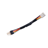 Câble de décélération de ventilateur CPU PWM à 4 broches pour ordinateur avec contrôle de température pour ligne d'extension de carte mère