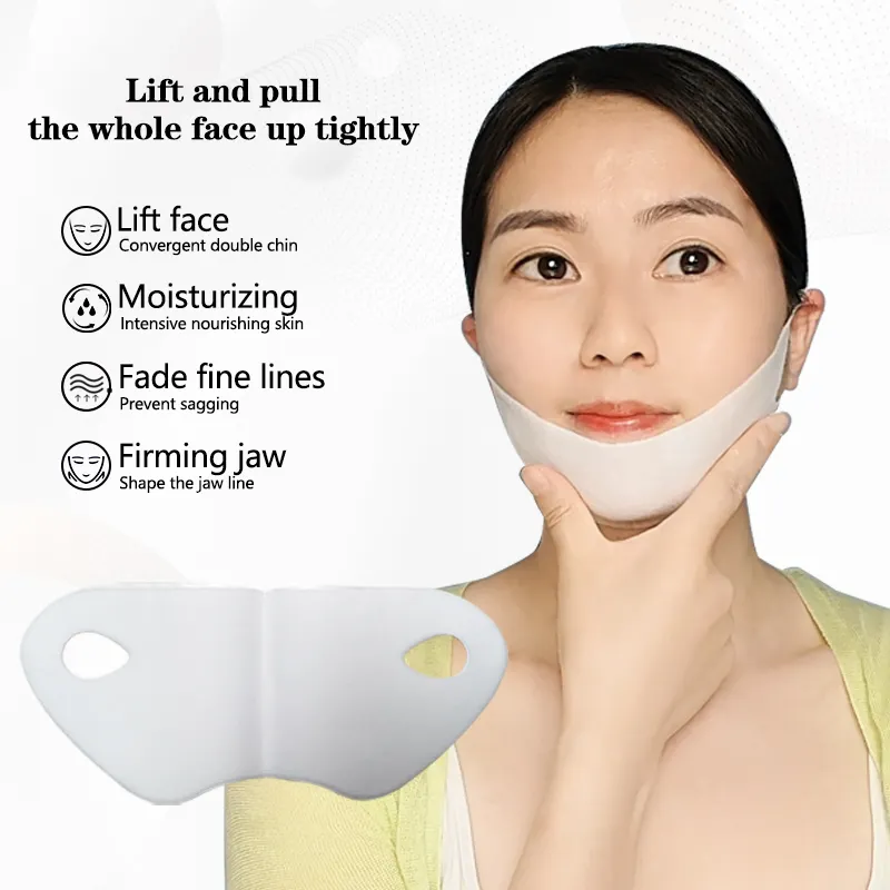 V Line Lifting Mask Firming Anti-wrinkle Moisturizing Hydrogel Slimming Line Firming Double Chin V Shape Face Mask