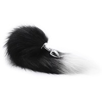 Plug anal en métal de haute qualité en forme de queue de renard, stimulation féminine et masculine, plug anal pour couples, jouets sexuels anaux en silicone
