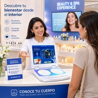 Analyseur de santé QRMA professionnel alternatif avec graphiques indicateurs visuels pour l'impression de rapports clients