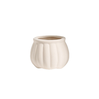 Pot de fleurs en céramique pour plantes succulentes, style jardin domestique, vente en gros, finition émaillée, trou de drainage, écologique, durable