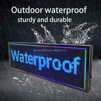 Pantalla LED P10 para Exteriores a Todo Color, Impermeable IP65, Programable por WiFi, Letrero LED con Mensajes Desplazables para Tiendas