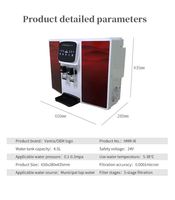 Distributeur d'eau pure commercial ou domestique, purificateur chaud/froid, système d'osmose inverse, machine de traitement par filtration, Purificador De Agua