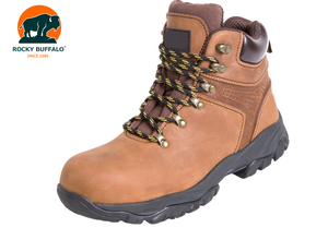 Bottes <span class=keywords><strong>de</strong></span> sécurité Rocky Buffalo Camel Brown Cimenté Construction Résistant à l'usure Normes S3 - Product Image 6