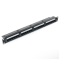 Panel Patch Jaringan 24-Port Cat5e UTP 19" 1U untuk Rak Server oleh Vicenray