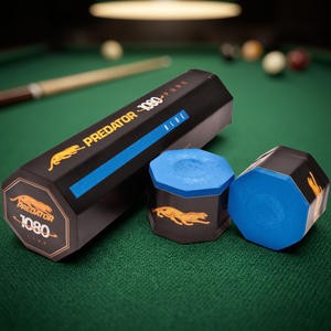 Tiza de billar universal Predator 1080 Pure Blue para taco de billar, tubo de 5 piezas - Product Image 2