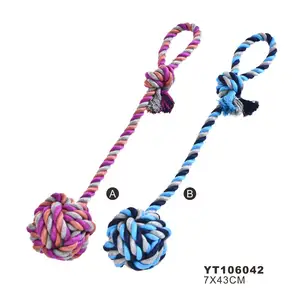 Haustier Lieferant OEM ODM Günstige Long Durable Pull Baumwoll seil Pet Dog Chew Rope Toy