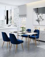 Moderne Wohnzimmer möbel Tisch Gold Marmor Esstisch Esstisch