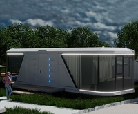 Space Capsule Maisons préfabriquées Solution résidentielle unique et élégante Vessel House