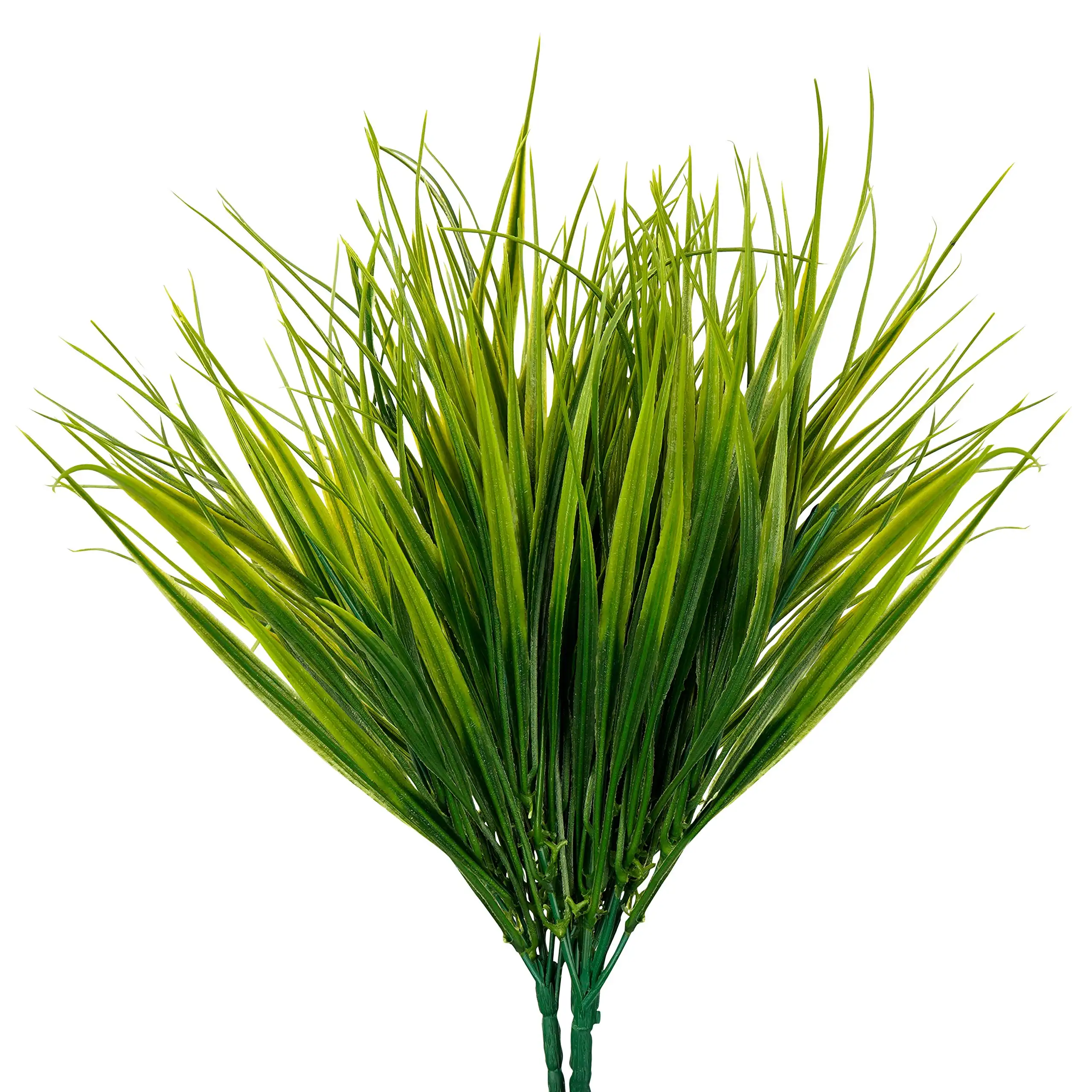 NISEVEN yüksek kalite 6 adet/takım yapay bitki buğday çim simülasyon yeşil dekorasyon için plastik yeşil bitki