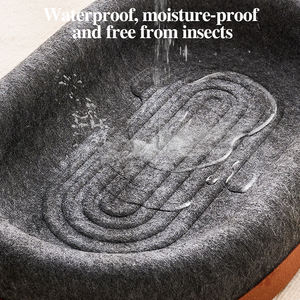 Großhandel Custom Anti-Scratching Filz Katzen nest All Seasons Multifunktion ales Katzen bett - Product Image 4