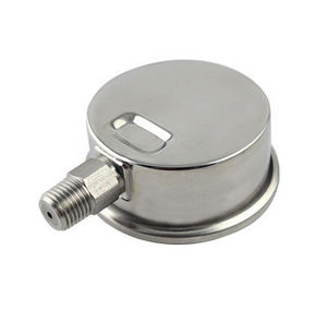 63mm उच्च दबाव स्टेनलेस स्टील हाइड्रोलिक उपयोग के लिए सदमे सबूत दबाव नापने का यंत्र - Product Image 2