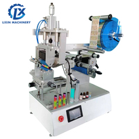 Machine d'étiquetage semi-automatique de bureau LX-ST700A pour bouteilles plates, rondes et courbes, idéale pour les petites entreprises