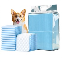 Couches pour animaux de compagnie en forme rectangulaire, absorbantes et imperméables, en non-tissé épaissi avec fibres de pâte de bois SAPPE, spécifiques chiens et chats, 20-100 pièces/paquet