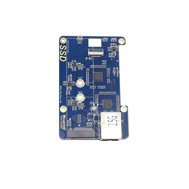 Hot Raspberry PI 5 PCIE to 2.5G Gigabit Ethernet Switching Board RTL8125 NVME SSD Expansion Board