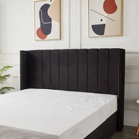 Meubles de luxe personnalisables Tissu de velours populaire Cadre de lit King Size par un fournisseur chinois expérimenté