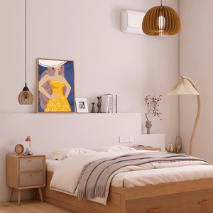 Dipinto su Tela di Donna Elegante in Abito Giallo, Stile Vintage, Stampa HD per Decorazione Camera da Letto e Vanità - Product Image 3