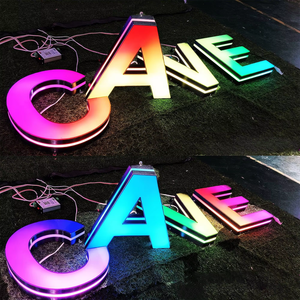 مخصص خارجي مقاوم للماء RGB <span class=keywords><strong>Led</strong></span> متعدد الألوان متغير مضيء 3d <span class=keywords><strong>Led</strong></span> أمامي-مضاء - Product Image 4